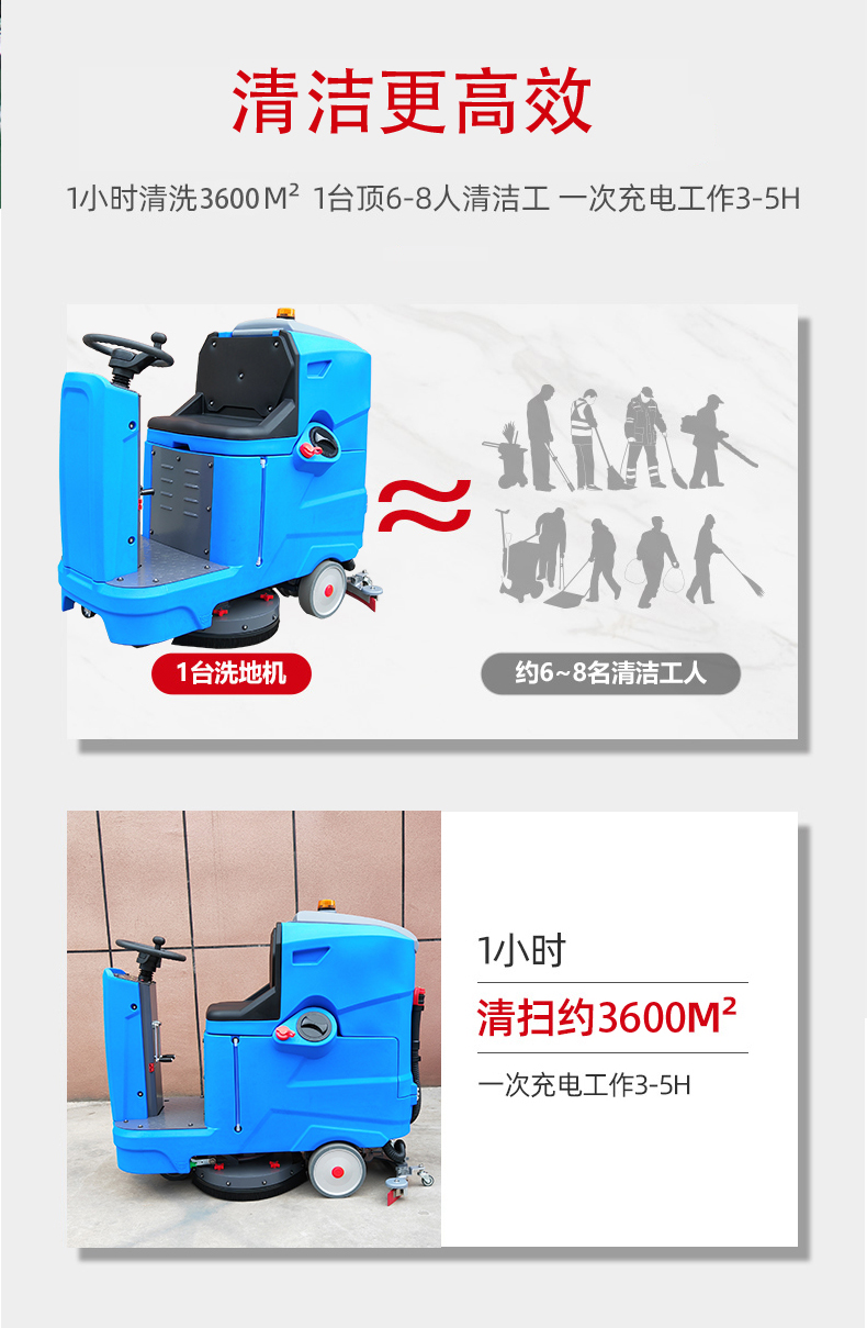 保定驾驶式洗地机更适合用在高铁站